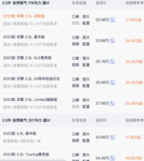 豐田“低頭”了!4.99米大車14萬(wàn)多,3套動(dòng)力3款變速箱,油耗4.7L
