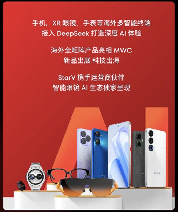 星紀(jì)魅族攜海外智能生態(tài)產(chǎn)品亮相MWC 2025,加速全球化布局